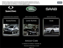 Tablet Screenshot of anglocars.com